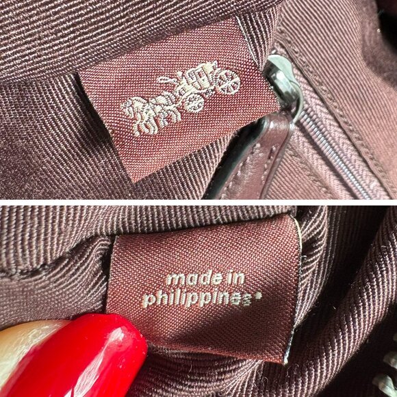 Coach Quilted Puffer Charlie Backpack in Red "Baby Bouquet" Floral Print F30667 - Picture 8 of 14